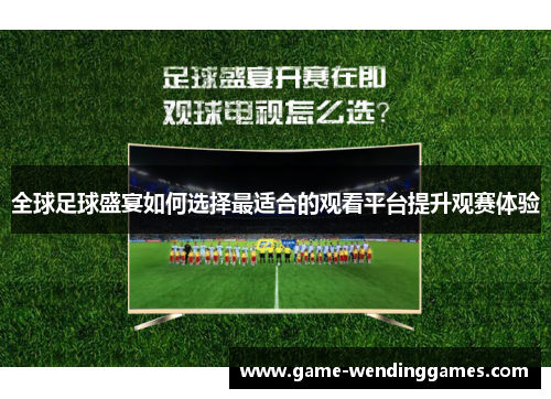 全球足球盛宴如何选择最适合的观看平台提升观赛体验