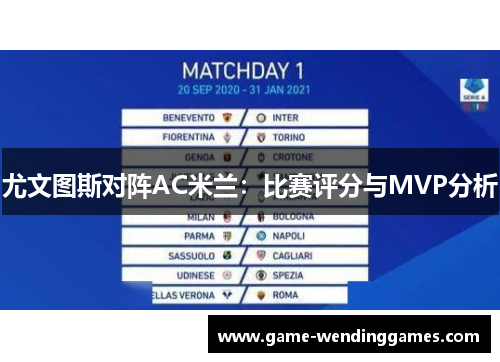 尤文图斯对阵AC米兰：比赛评分与MVP分析