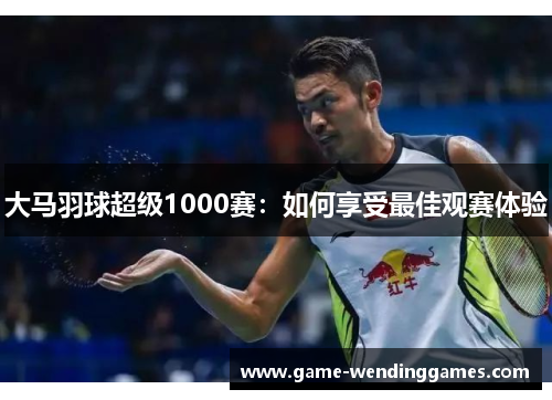 大马羽球超级1000赛：如何享受最佳观赛体验
