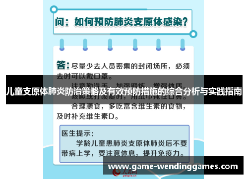 儿童支原体肺炎防治策略及有效预防措施的综合分析与实践指南