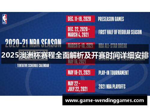 2025澳洲杯赛程全面解析及开赛时间详细安排