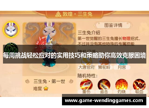 每周挑战轻松应对的实用技巧和策略助你高效克服困境